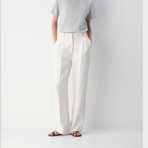 Wilfred White Crepe Artizia Pants